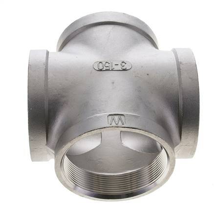 Rp 3'' Female Stainless steel Cross 16 Bar