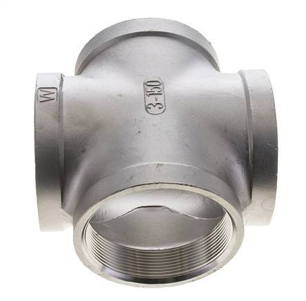 Rp 3'' Female Stainless steel Cross 16 Bar