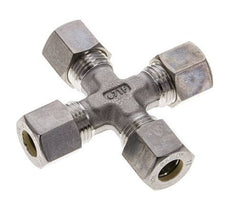 10L Stainless steel Cross Compression Fitting 315 Bar DIN 2353
