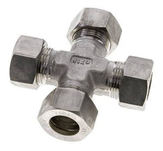 22L Stainless steel Cross Compression Fitting 160 Bar DIN 2353