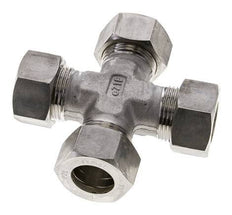 22L Stainless steel Cross Compression Fitting 160 Bar DIN 2353