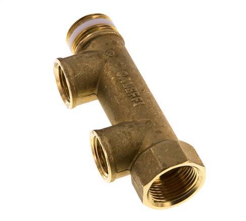 G 3/4'' x 2xG 1/2'' F/M/F Brass Distributor pipes 10 Bar