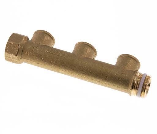 G 3/4'' x 3xG 1/2'' F/M/F Brass Distributor pipes 10 Bar