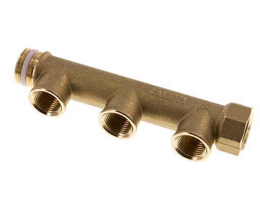 G 3/4'' x 3xG 1/2'' F/M/F Brass Distributor pipes 10 Bar