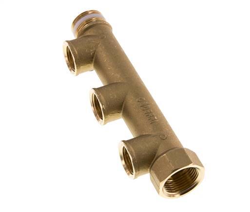 G 3/4'' x 3xG 1/2'' F/M/F Brass Distributor pipes 10 Bar