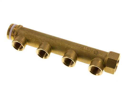G 1'' x 4xG 1/2'' F/M/F Brass Distributor pipes 10 Bar