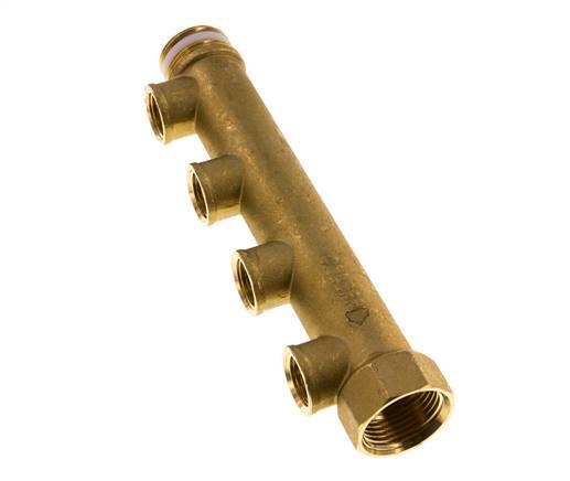 G 1'' x 4xG 1/2'' F/M/F Brass Distributor pipes 10 Bar