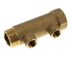 G 1 1/4'' x 2xG 1/2'' F/M/F Brass Distributor pipes 10 Bar