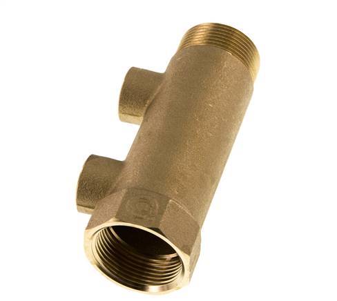 G 1 1/4'' x 2xG 1/2'' F/M/F Brass Distributor pipes 10 Bar