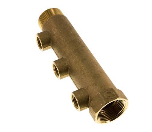 G 1 1/4'' x 3xG 1/2'' F/M/F Brass Distributor pipes 10 Bar
