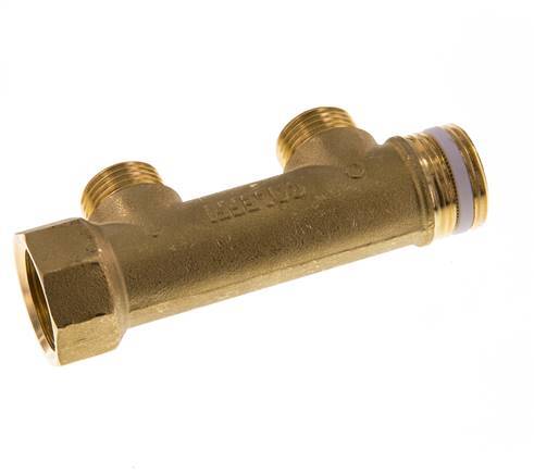 G 3/4'' x 2xG 1/2'' F/M/M Brass Distributor pipes 10 Bar