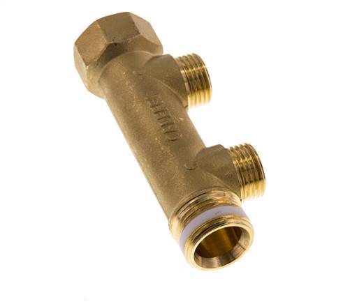 G 3/4'' x 2xG 1/2'' F/M/M Brass Distributor pipes 10 Bar