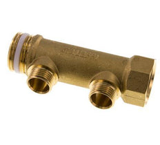 G 1'' x 2xG 1/2'' F/M/M Brass Distributor pipes 10 Bar