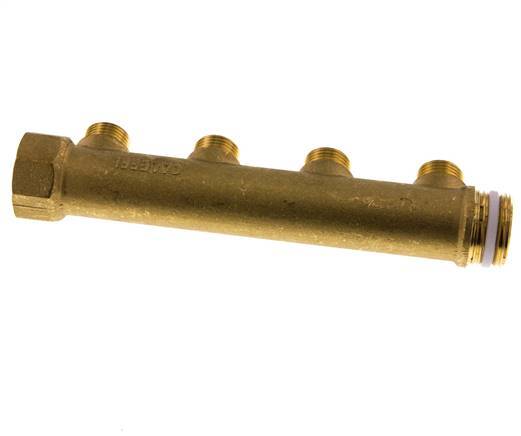 G 1'' x 4xG 1/2'' F/M/M Brass Distributor pipes 10 Bar