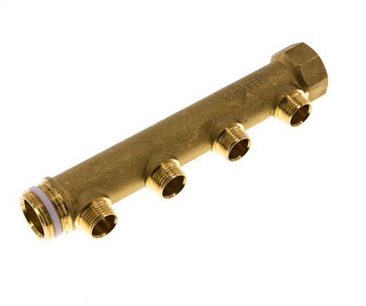 G 1'' x 4xG 1/2'' F/M/M Brass Distributor pipes 10 Bar