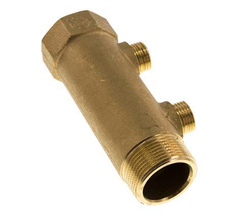 G 1 1/4'' x 2xG 1/2'' F/M/M Brass Distributor pipes 10 Bar