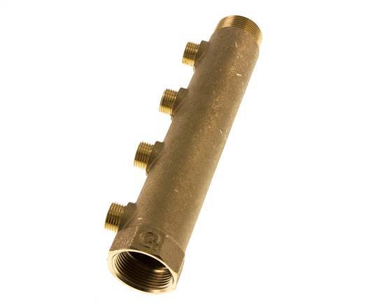 G 1 1/4'' x 4xG 1/2'' F/M/M Brass Distributor pipes 10 Bar