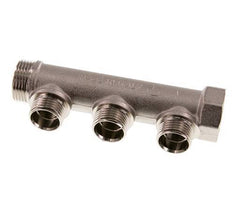 G 3/4'' x 3xG 1/2'' F/M/M Nickel plated Brass Distributor pipes 10 Bar