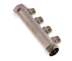 G 1'' x 4xG 1/2'' F/M/M Nickel plated Brass Distributor pipes 10 Bar