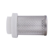 G 1 1/2'' Stainless steel/nylon Suction Strainer 1.2 mm Mesh [2 Pieces]