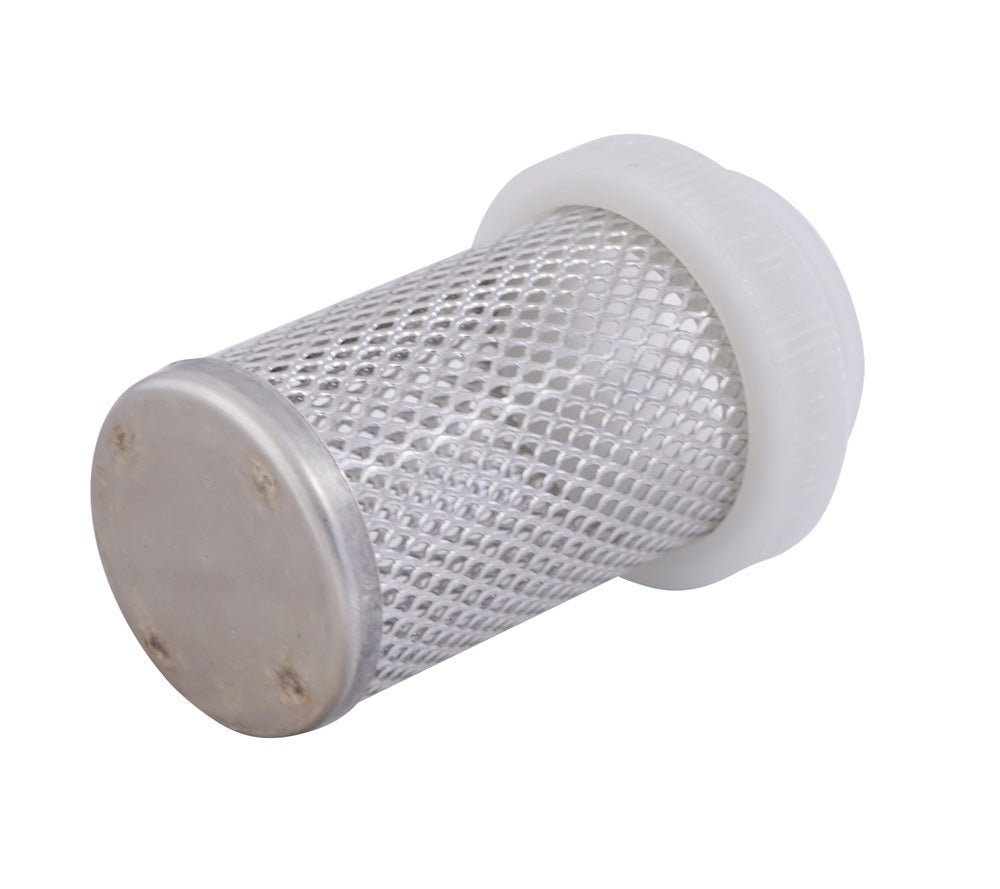 G 1 1/2'' Stainless steel/nylon Suction Strainer 1.2 mm Mesh [2 Pieces]