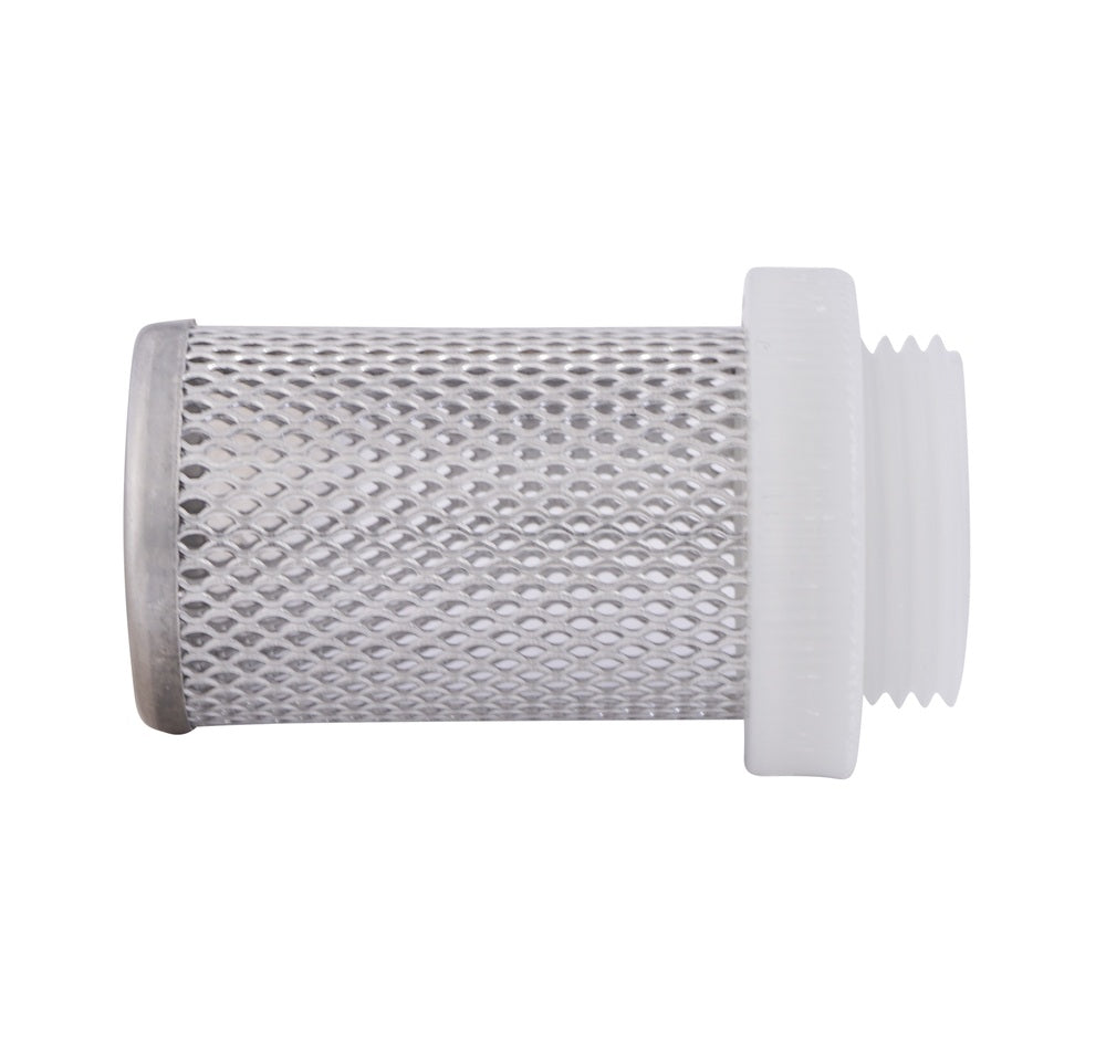 G 1 1/2'' Stainless steel/nylon Suction Strainer 1.2 mm Mesh [2 Pieces]