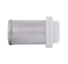 G 1 1/2'' Stainless steel/nylon Suction Strainer 1.2 mm Mesh [2 Pieces]