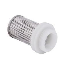 G 1 1/2'' Stainless steel/nylon Suction Strainer 1.2 mm Mesh [2 Pieces]