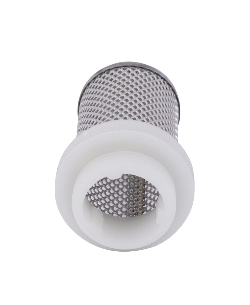 G 1 1/2'' Stainless steel/nylon Suction Strainer 1.2 mm Mesh [2 Pieces]