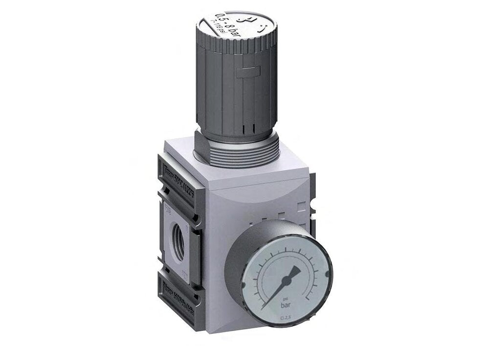 Pressure Regulator G3/8'' 5200 l/min 0.5-8.0bar/7-116psi PA Safety Futura 2