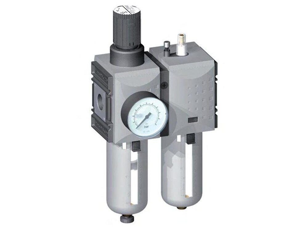 FRL 2-Part G3/4'' 12000 l/min 0.5-16.0bar/7-232psi Auto Polycarbonate Futura 4