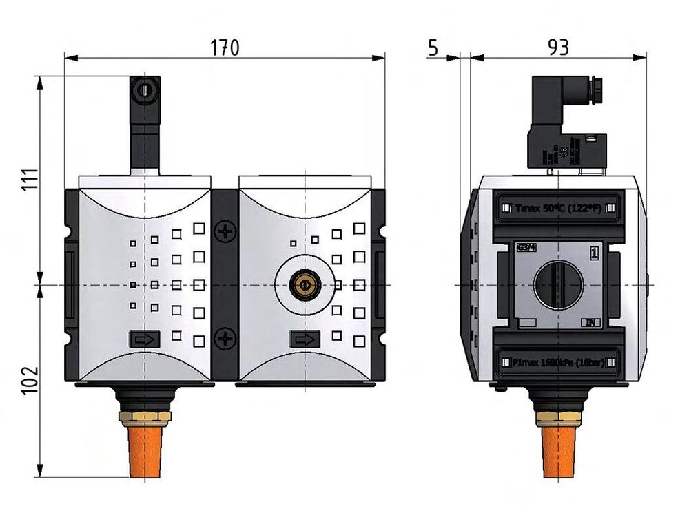Soft-start Valve G3/4 24VDC 8750 l/min Futura 4