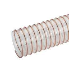 Antistatic PUR pressure and suction hose 60 mm (ID) 42 mm (BR) 10 m food-grade