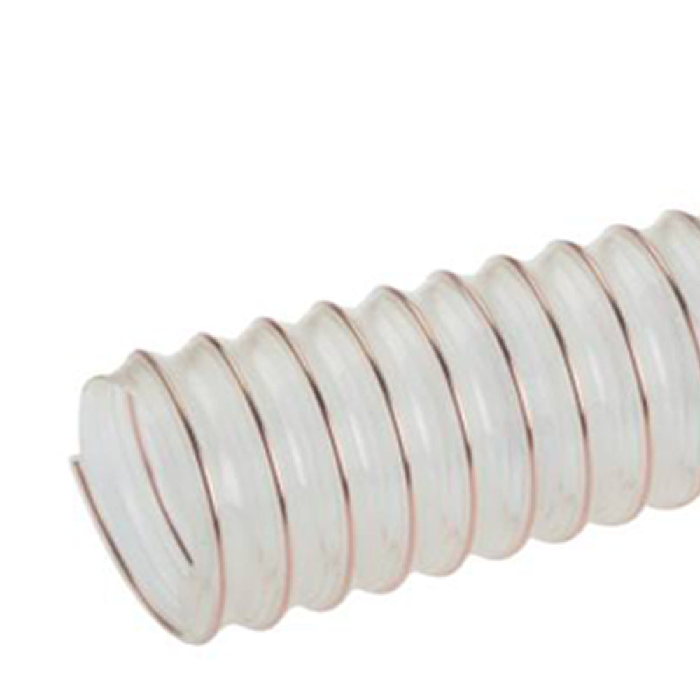 Antistatic PUR pressure and suction hose 50 mm (ID) 35 mm (BR) 5 m food-grade