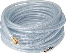 Compressed air hose with DN 7.2 coupling, 21 bar, 25 meter, 15 mm outer diameter