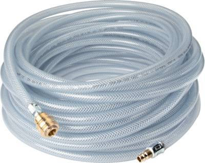 Compressed air hose with DN 7.2 coupling, 21 bar, 10 meter, 15 mm outer diameter