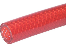 PVC universal liquid hose 19x26 mm 3 m Red colour food-grade