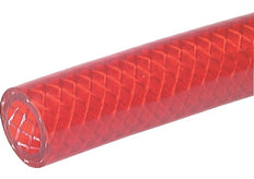 PVC universal liquid hose 19x26 mm 25 m Red colour food-grade