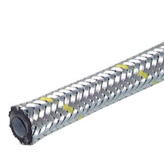 Oil & fuel hose with stainless steel braiding 21x30 mm 10 m