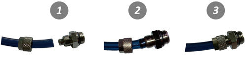 6/4 mm x G1/4'' Female Straight Push-on Fitting [2 Pieces]
