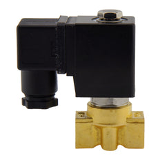 Solenoid Valve HP-DA 1/4'' high pressure brass PTFE 4-100bar 24V AC