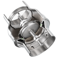 G2 1/2'' Stainless Steel 316 Check Valve EPDM 0.03-16bar (0.44-232psi) - WRAS