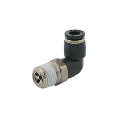 IN R1/4" x OUT 6mm Angled 2.0mm Orifice Meter-Out Check Valve