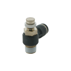 4mm - R1/8" Elbow Pneumatic Needle Valve