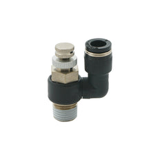 4mm - R1/8" Rotatable Pneumatic Needle Valve