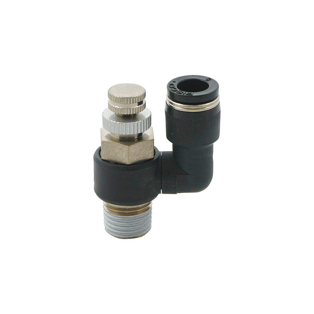 1/4" - R1/4" Rotatable Pneumatic Needle Valve