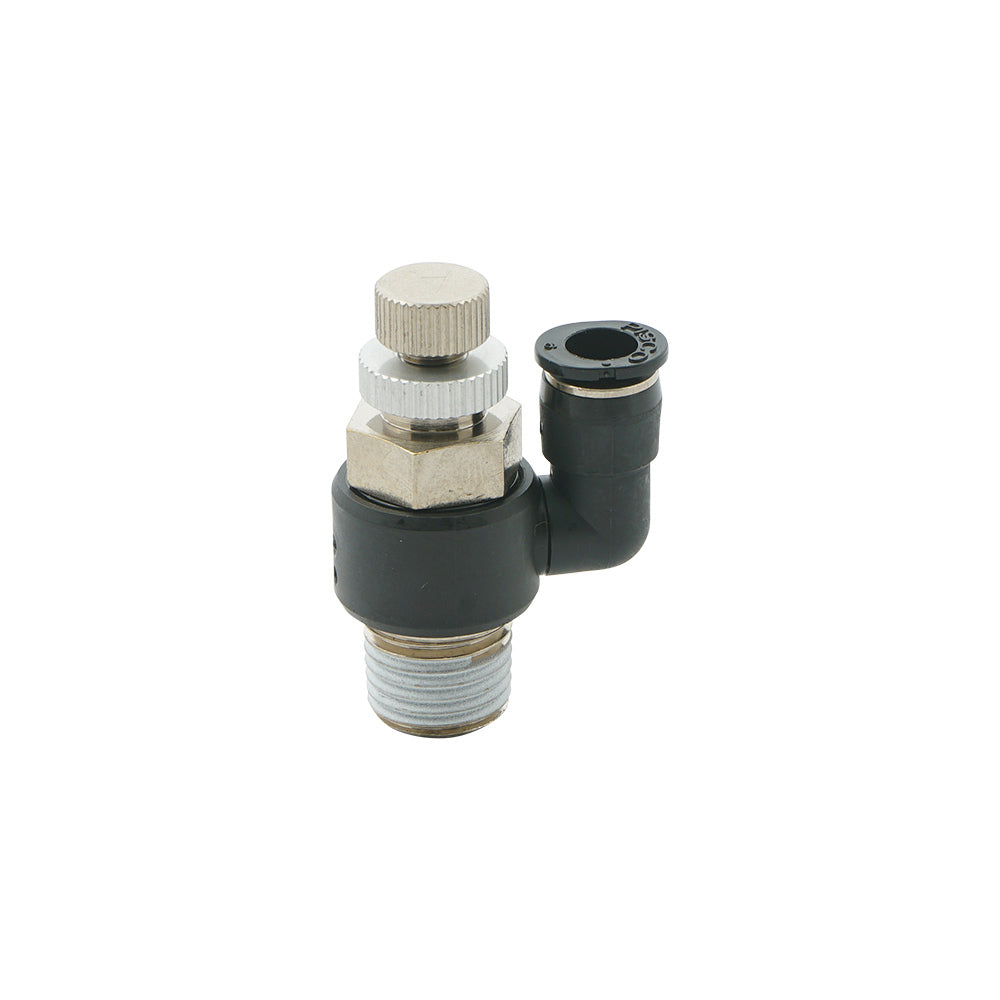 6mm - M5 Meter-In Rotatable Flow Control Valve