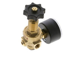 Water & Air Pressure Reducer Brass G1/4'' 2.5 l/min 0.5-25 bar/7-362psi
