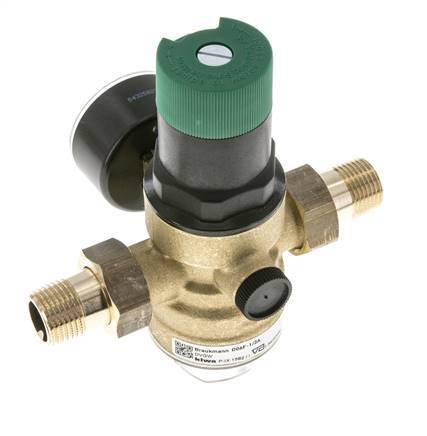 Filter Pressure Reducer Brass R1/2'' 40 l/min 1.5-6 bar/22-87psi Drinking Water