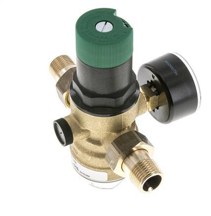 Filter Pressure Reducer Brass R1/2'' 40 l/min 1.5-6 bar/22-87psi Drinking Water